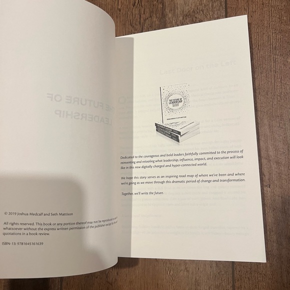 The Future of Leadership Paperback Book - Picture 4 of 5